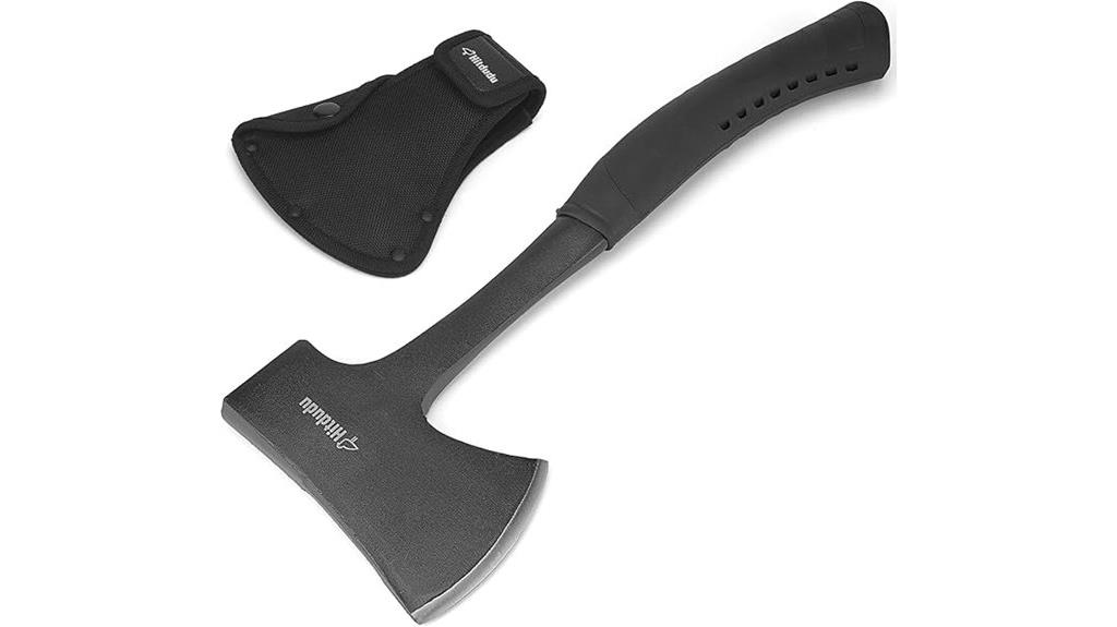 camping hatchet for splitting