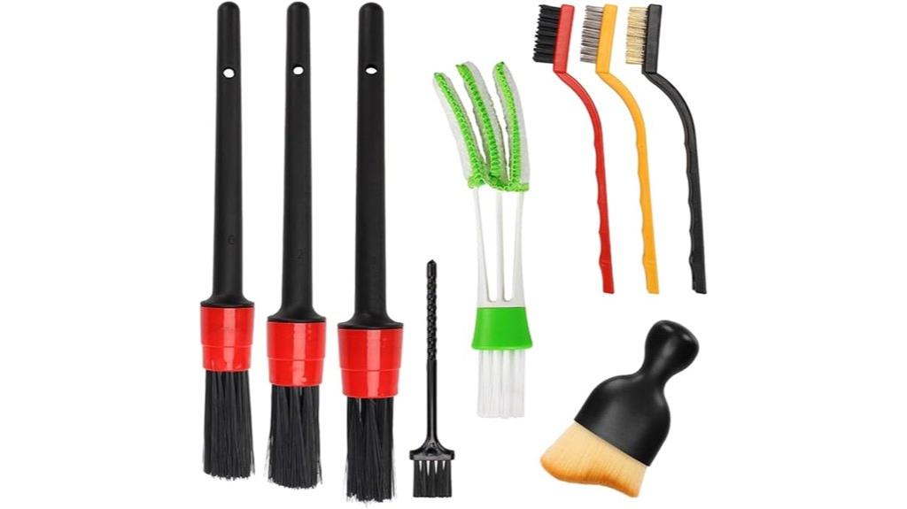 car cleaning brush set