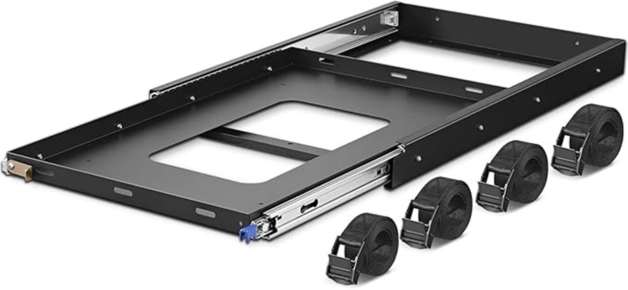 car fridge sliding tray