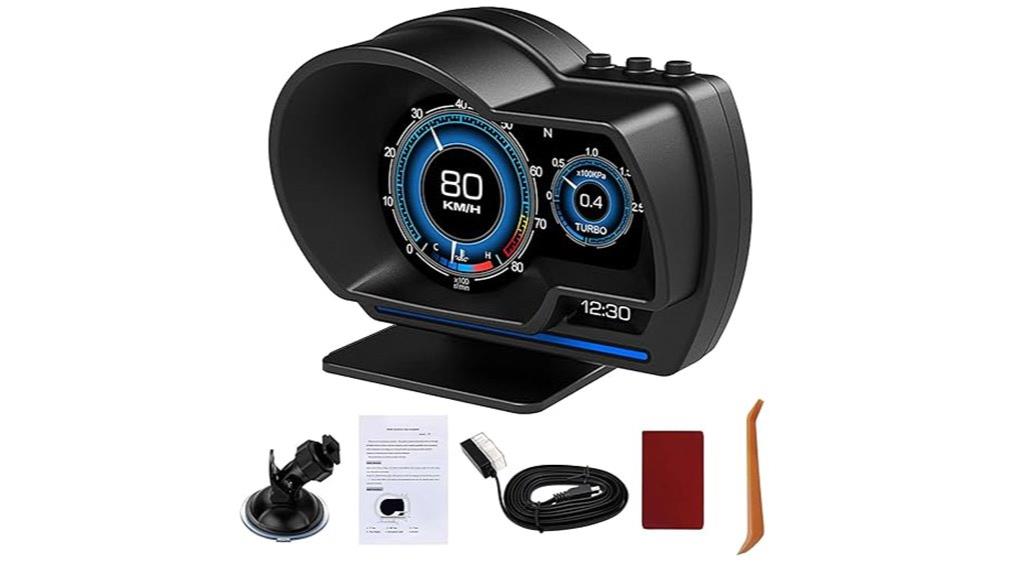 car gps speedometer display