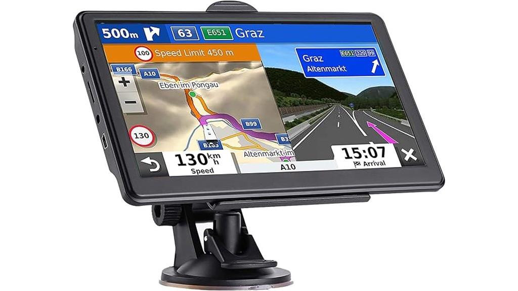 car gps with touchscreen