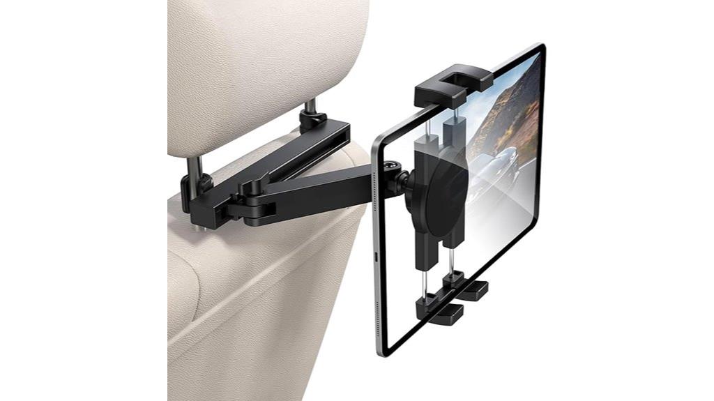 car headrest tablet mount
