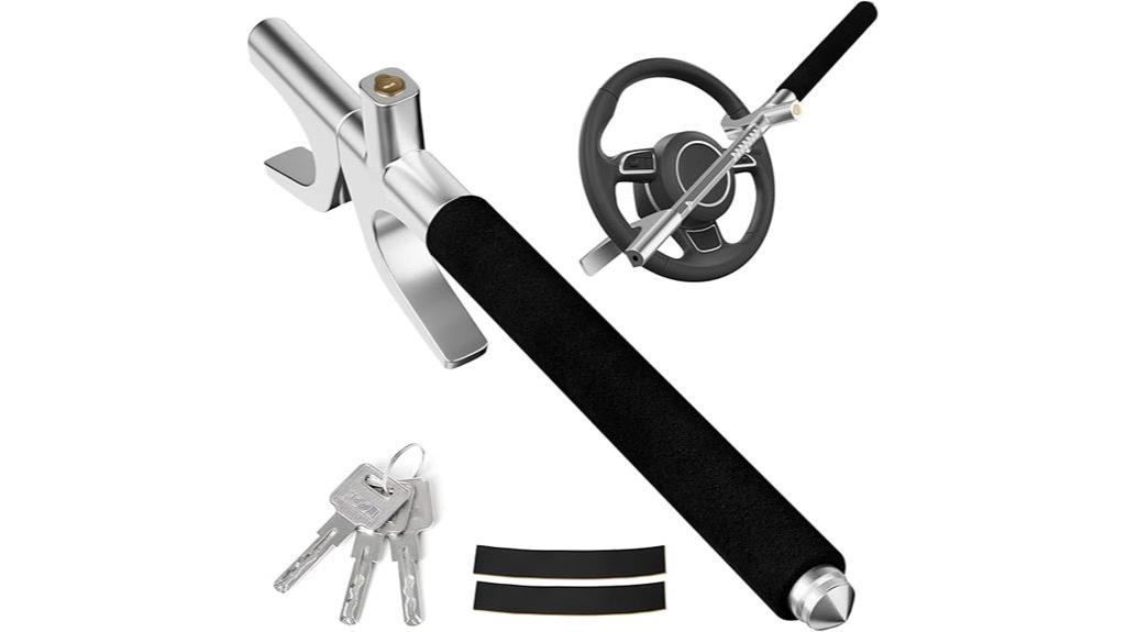 car lock with safety hammer