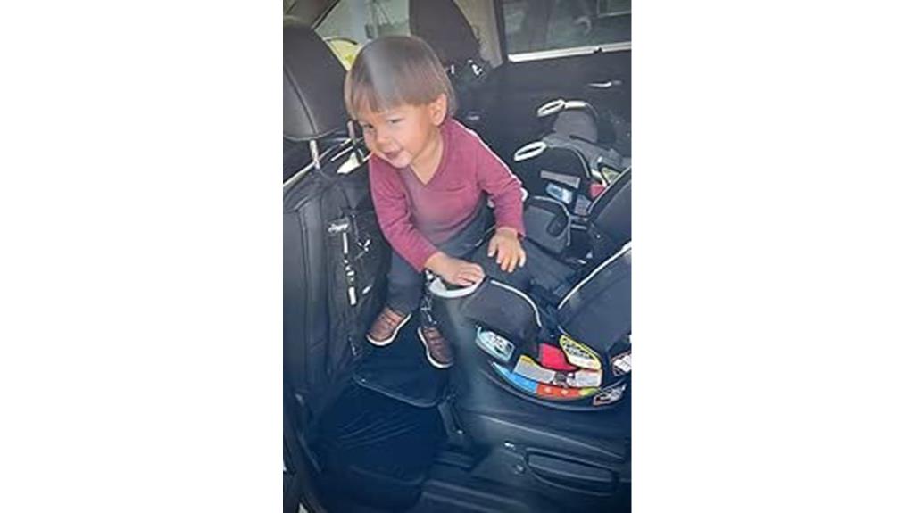 car seat step with footrest