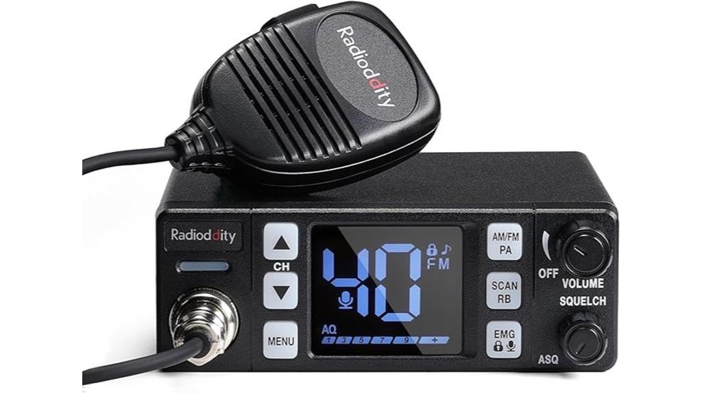 cb radio with lcd