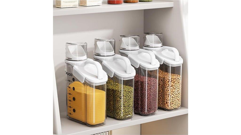 cereal storage with spout