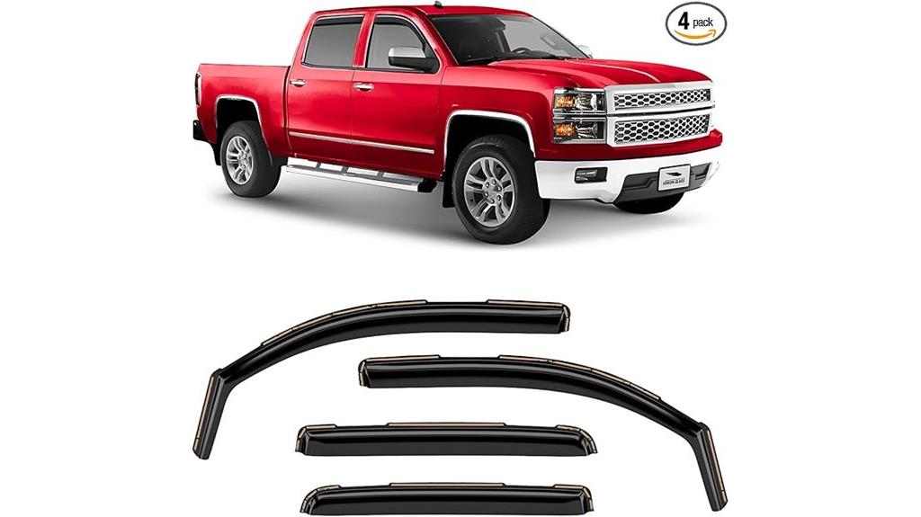 chevrolet silverado sierra rain guards