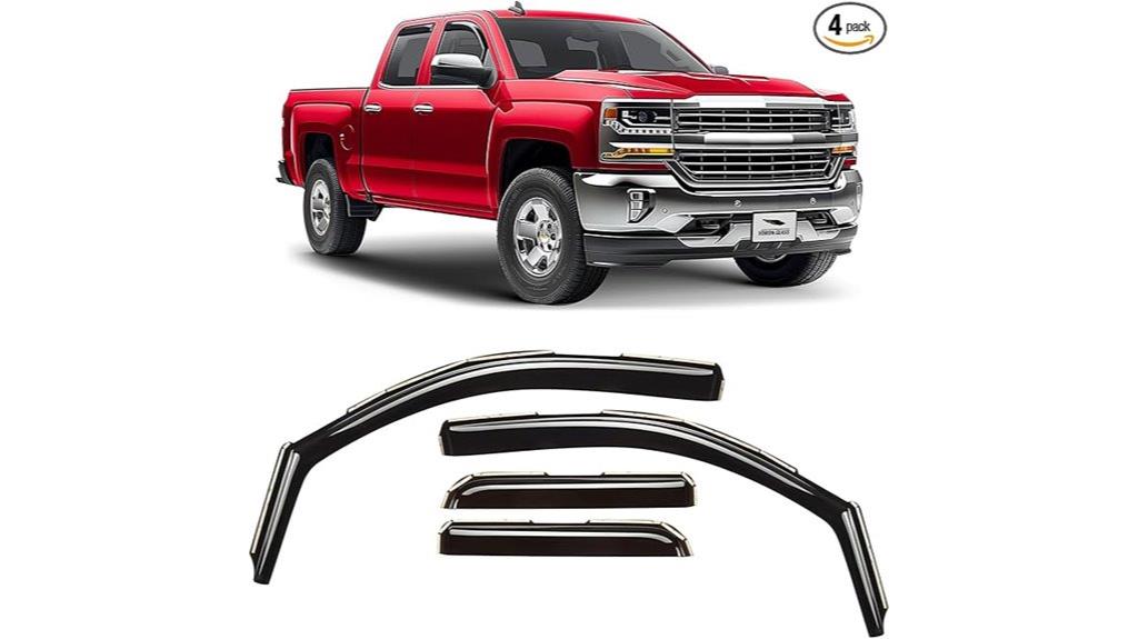 chevy silverado rain guards