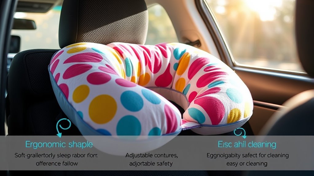 child car seat pillow considerations