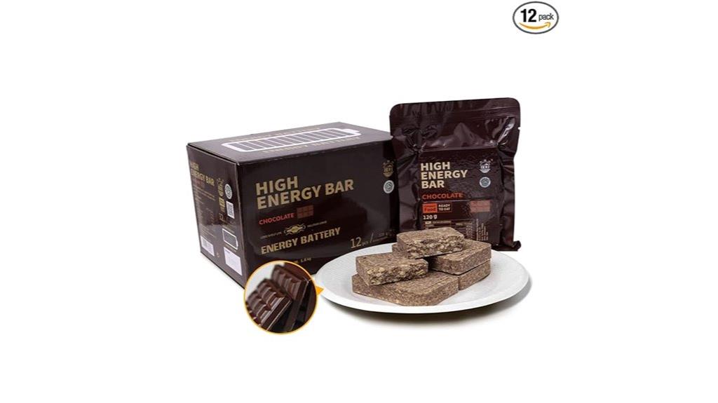 chocolate emergency food bars