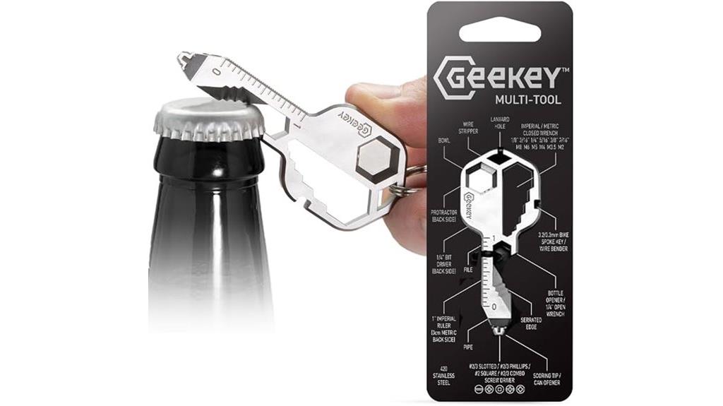 compact multi function key tool