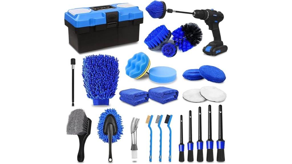 complete car detailing set