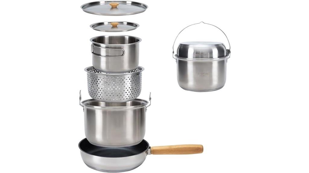 comprehensive camping cookware set