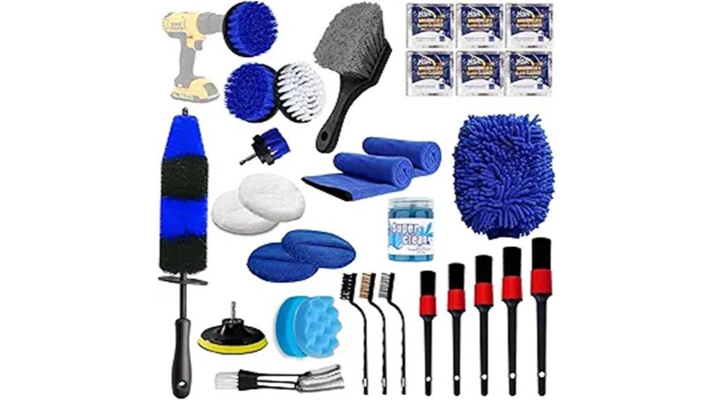 comprehensive car cleaning kit