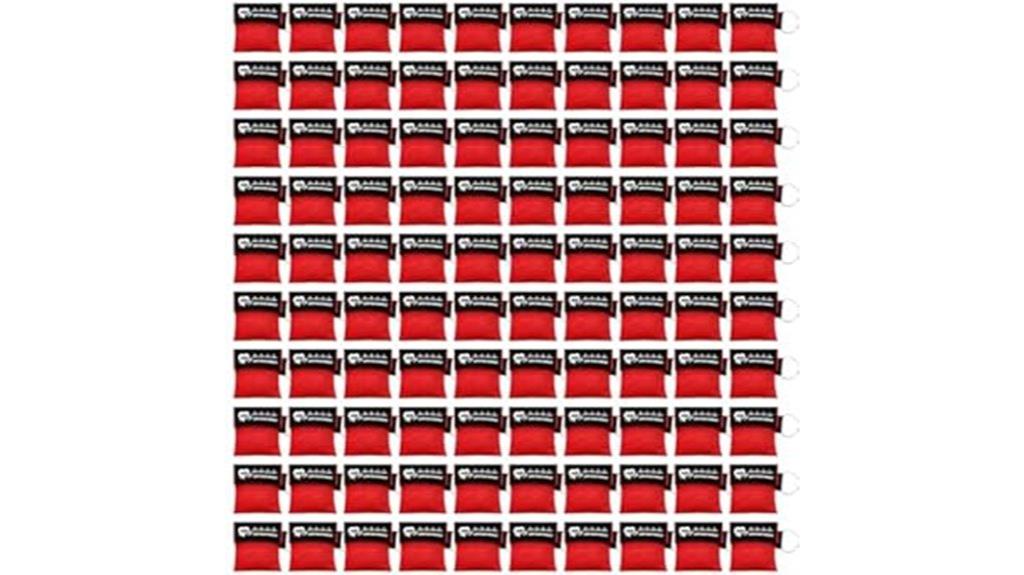 cpr mask keychain accessory