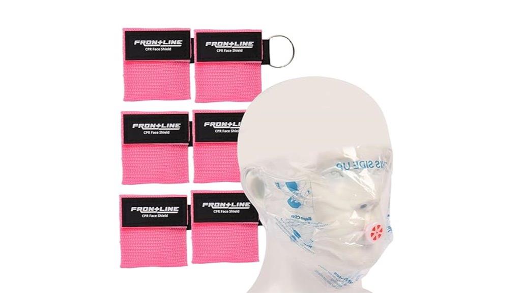 cpr shield with keyring