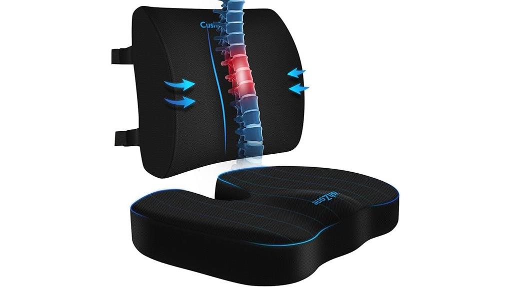 cushion with lumbar support