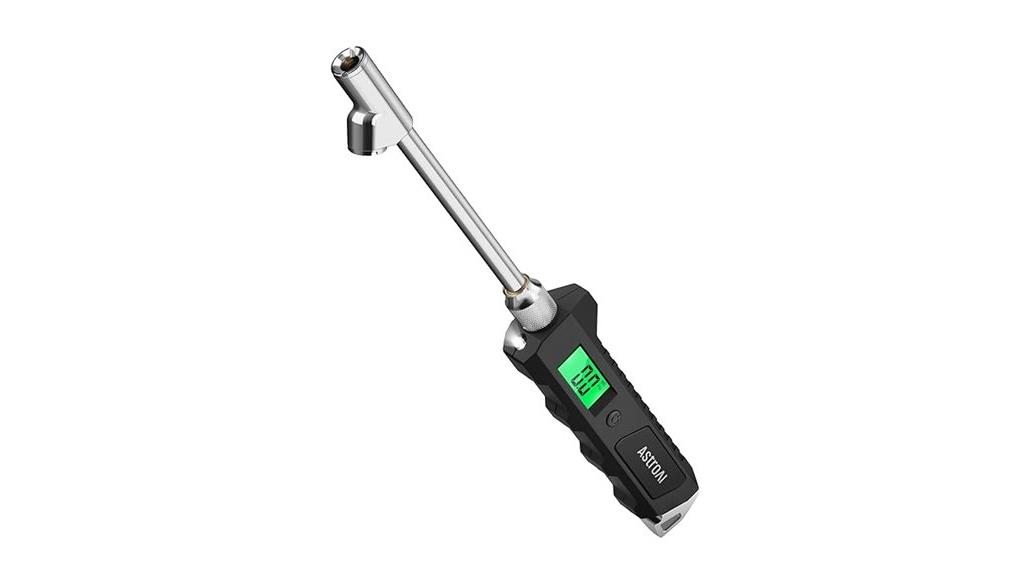 digital backlit tire gauge