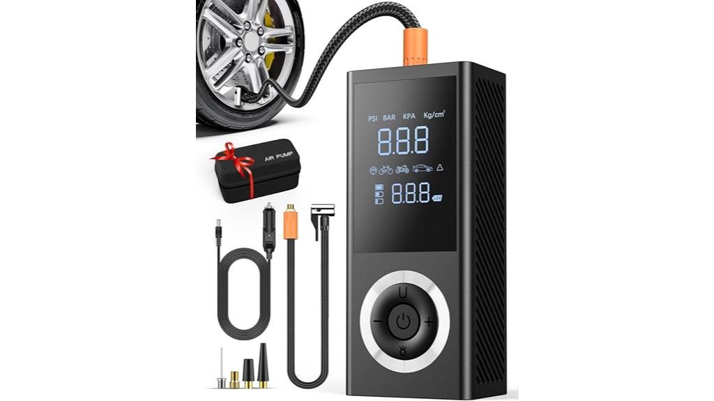 digital tire inflator led
