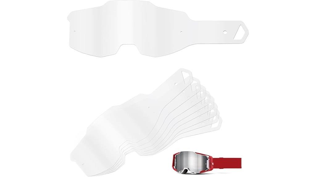 dirt bike goggle tear offs