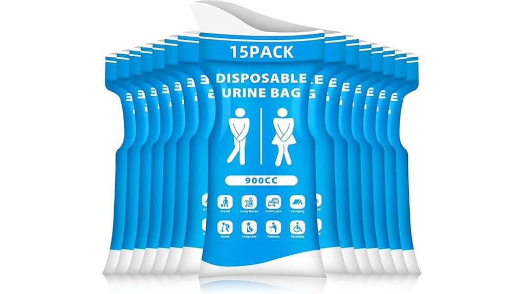 disposable 900ml urine bags