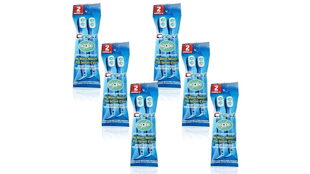 disposable toothbrushes with toothpaste
