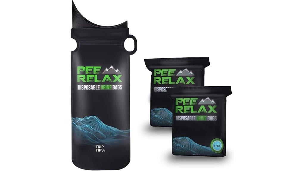 disposable travel urine bags