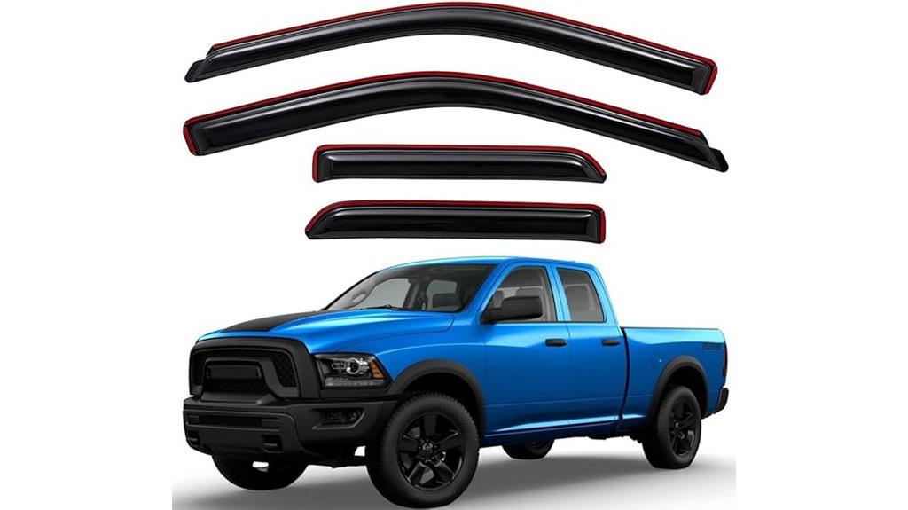 dodge ram vent visors
