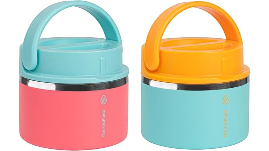 double wall food jar