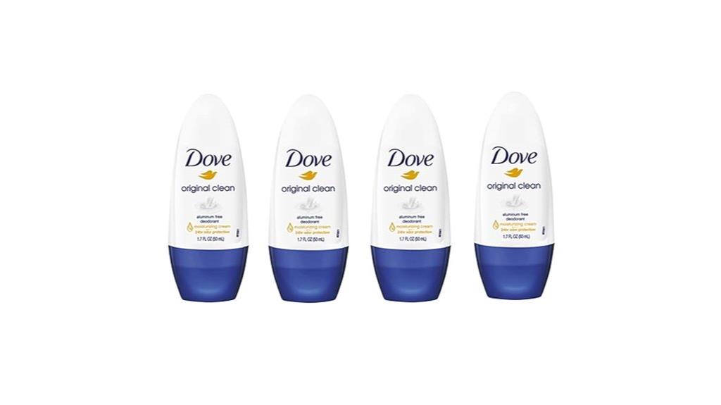 dove four pack deodorant