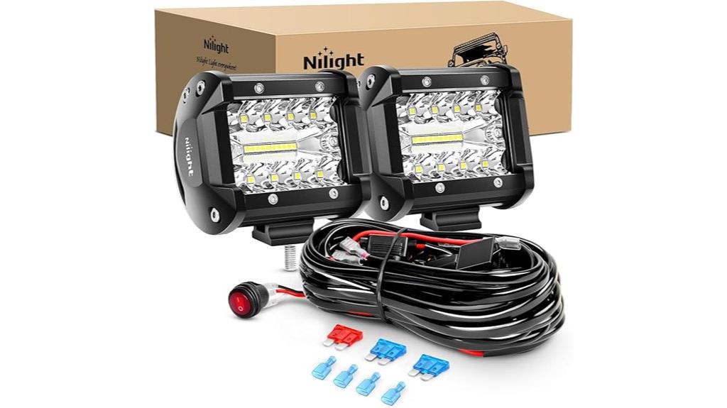 dual 60w led lights