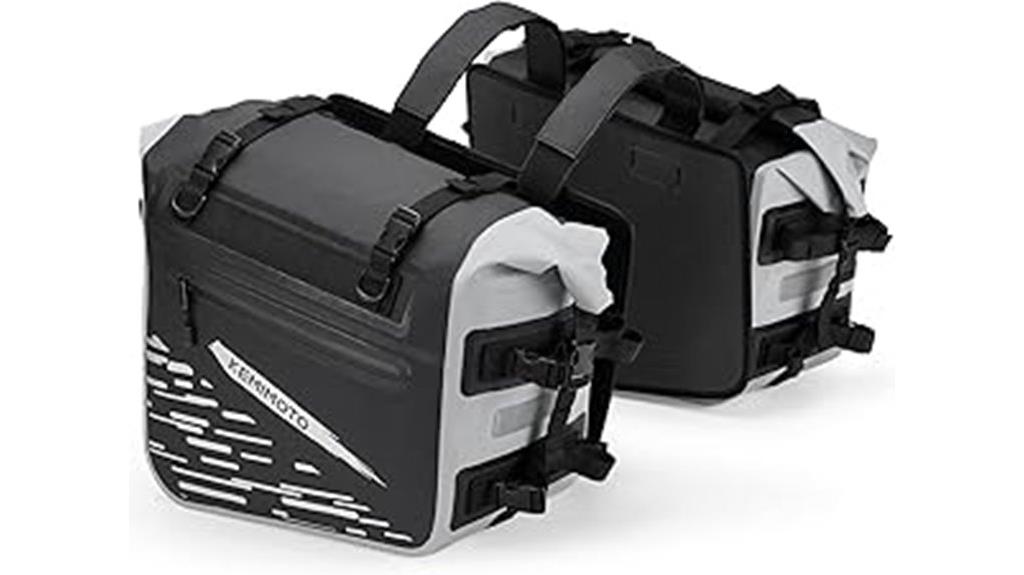 dual 70l motorcycle saddlebags