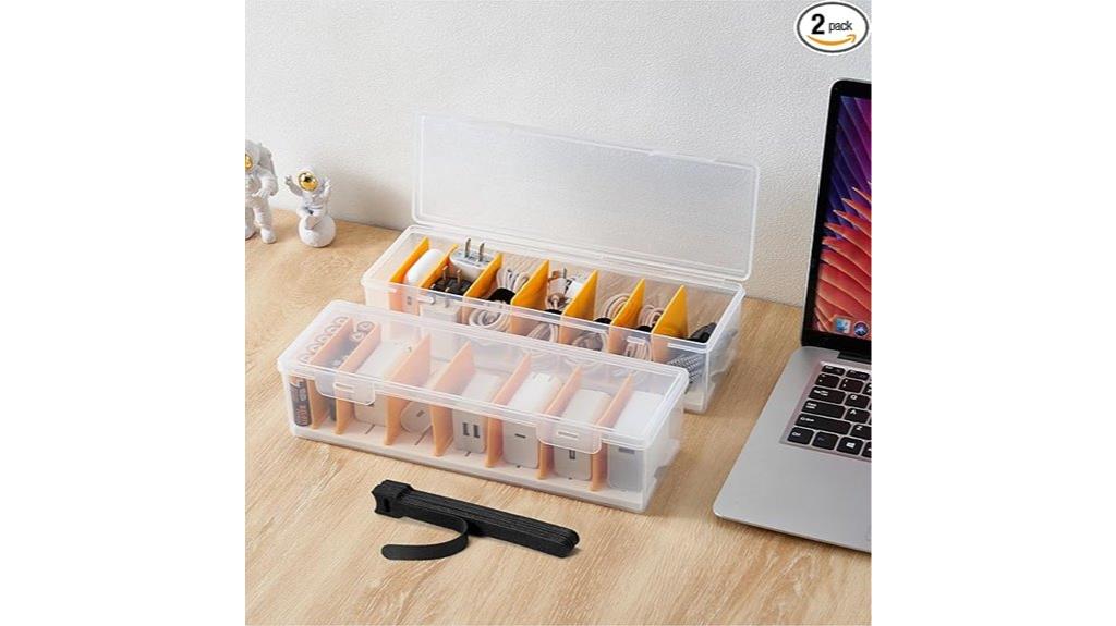 dual box cable organizer