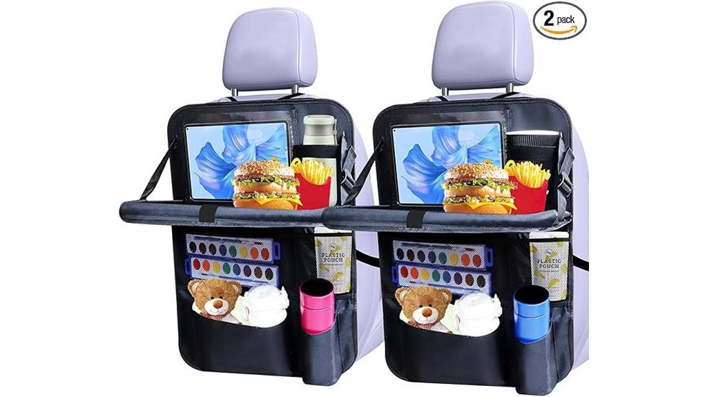dual car seat storage