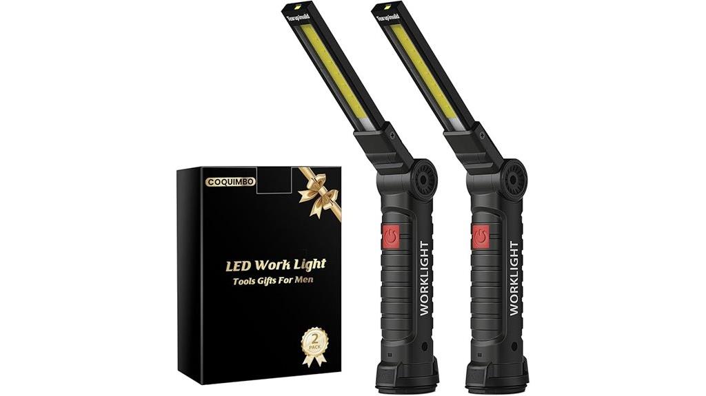 dual rechargeable led flashlights