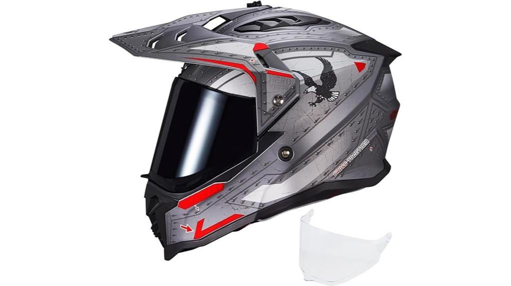 dual sport motorcycle helmet