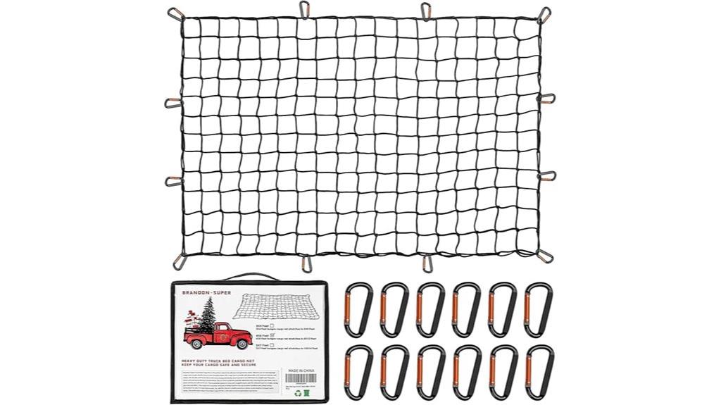 durable pickup truck cargo net