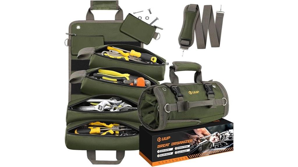 durable tool bag with pouches