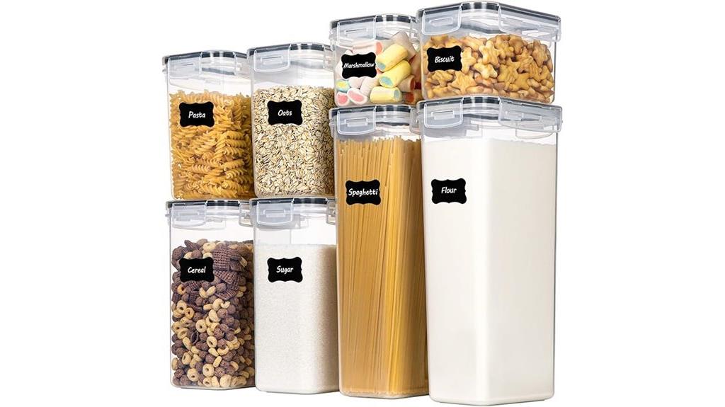 eight piece airtight containers