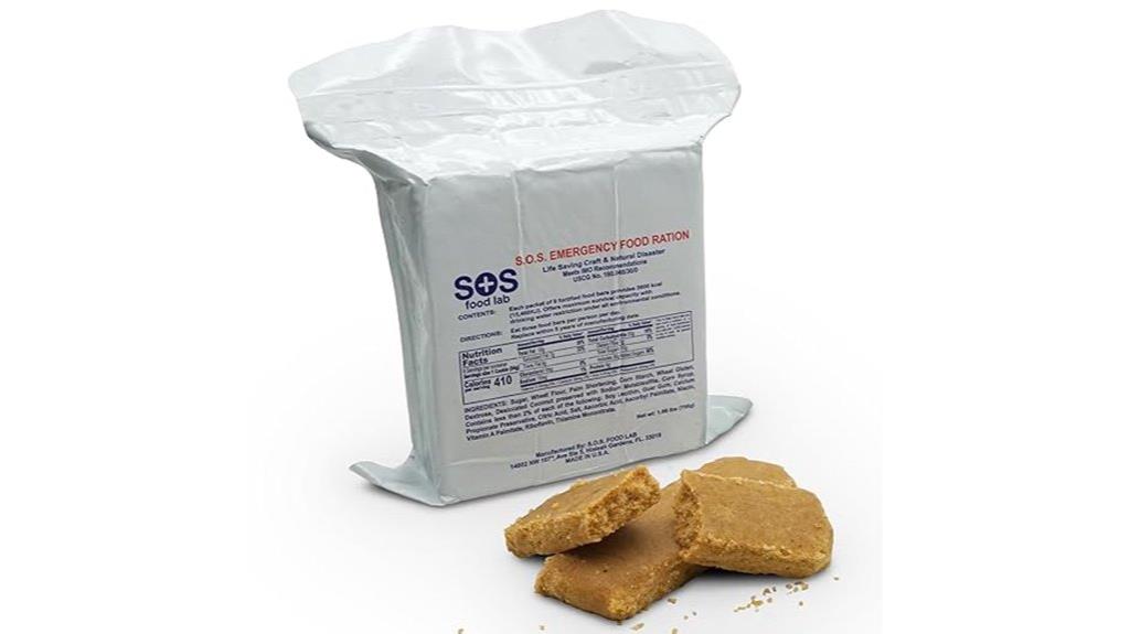 emergency 3600 calorie food bars