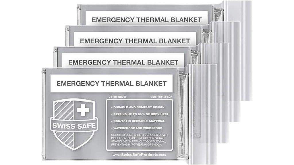 emergency survival blanket pack
