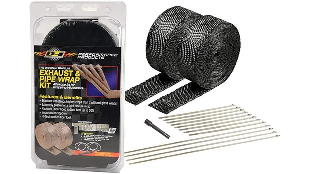 engine exhaust heat wrap kit