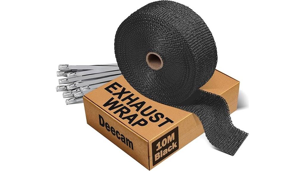 exhaust heat wrap kit