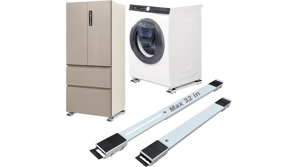 extendable heavy duty rollers