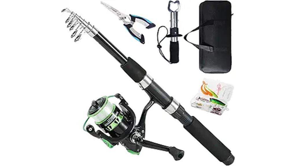 fishing gear with accessories