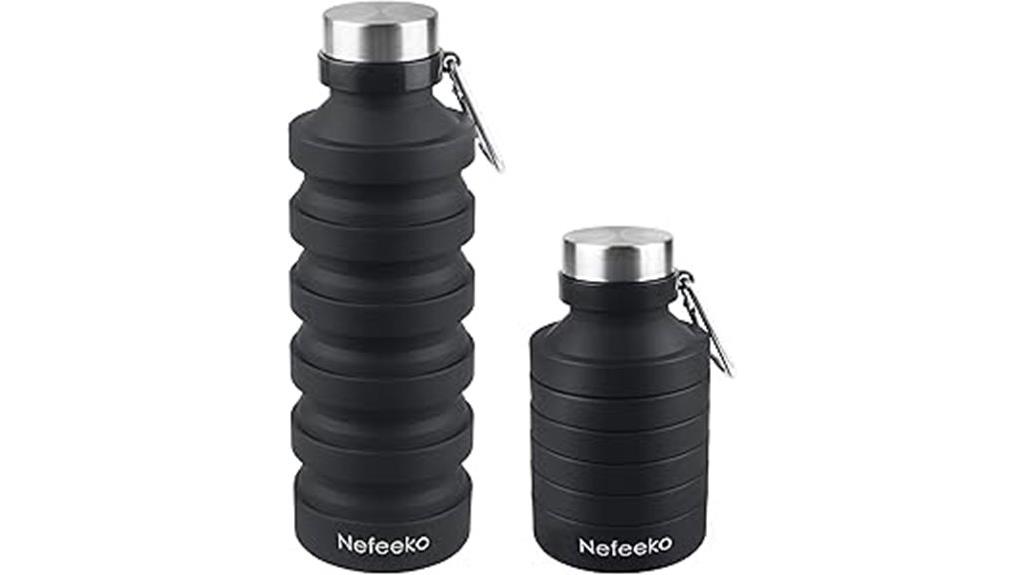 flexible bpa free travel bottle