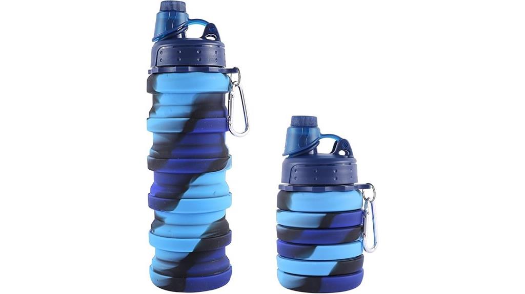 flexible hiking water bottle