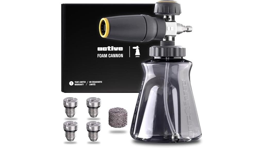 foam cannon for washers