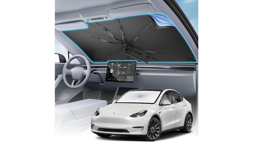 foldable car sun shade