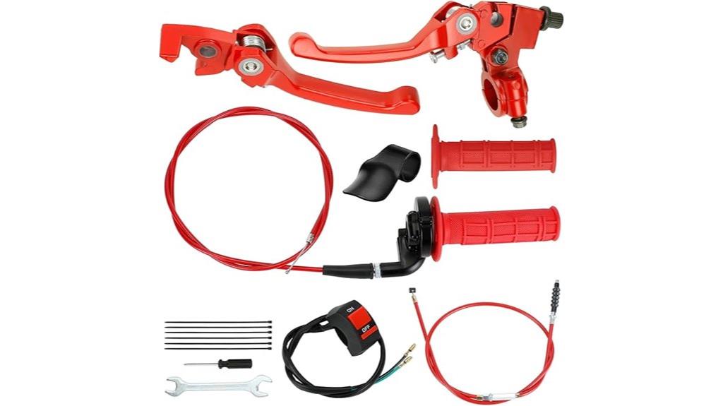 folding brake and throttle